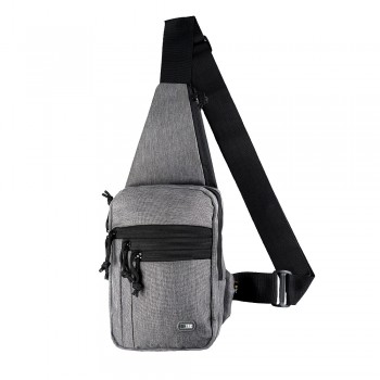 Tactical Bag Shoulder Chest Pack with Sling Grey